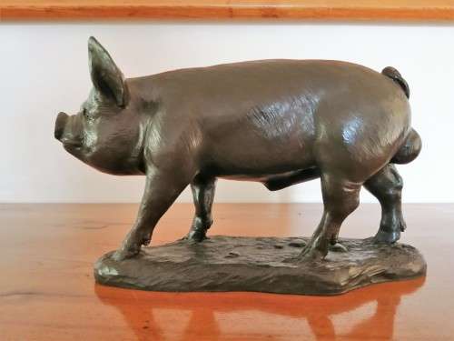 Large Model Casting Pig Statue #