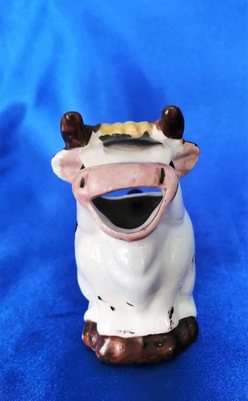 Vintage Ceramic Milk Cow Jug Japan #