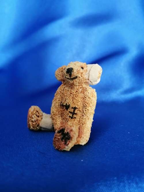 Peter Fagan Colourbox Miniatures Teddy Bear Doc Get Well Scotland #