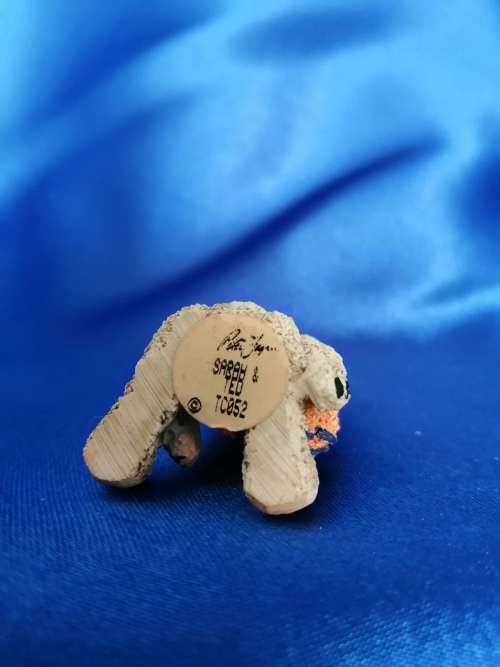 Peter Fagan Colourbox Miniatures Teddy Bear Sarah and Ted Scotland #