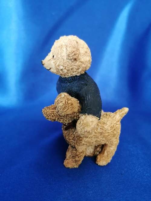 Peter Fagan Colourbox Miniatures Teddy Bear Andy and Duke Dog Scotland #