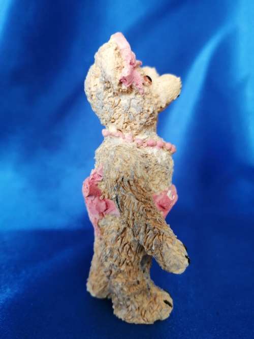 Peter Fagan Colourbox Miniatures Teddy Bear Pink Ribbons Scotland #