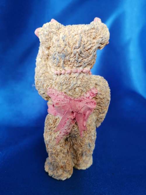 Peter Fagan Colourbox Miniatures Teddy Bear Pink Ribbons Scotland #