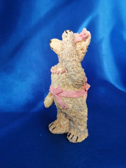 Peter Fagan Colourbox Miniatures Teddy Bear Pink Ribbons Scotland #