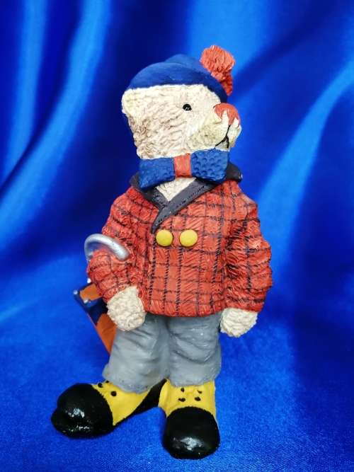 Peter Fagan Colourbox Teddy Bear Clowning Around Scotland #