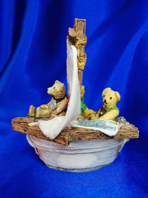 Peter Fagan Colourbox Teddy Bear Sail Away Scotland #