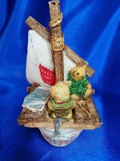 Peter Fagan Colourbox Teddy Bear Sail Away Scotland #