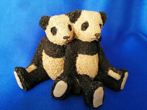 Peter Fagan Colourbox Teddy Bear Hide and Seek Pandas Scotland #