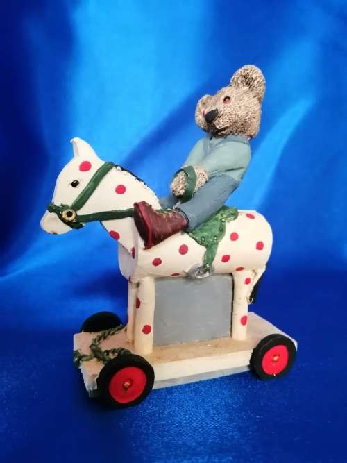 Peter Fagan Colourbox Teddy Bear Back Rider Scotland #
