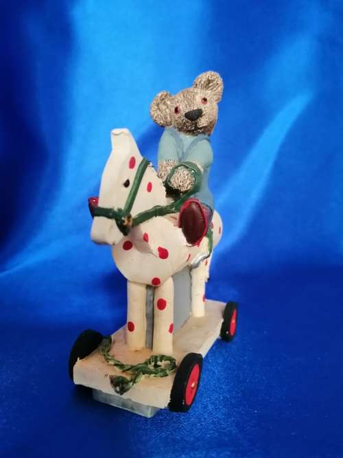 Peter Fagan Colourbox Teddy Bear Back Rider Scotland #