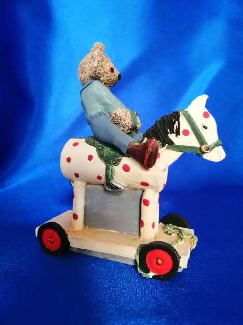 Peter Fagan Colourbox Teddy Bear Back Rider Scotland #