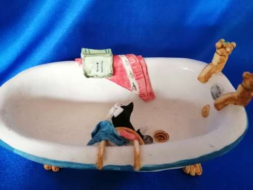 Peter Fagan Colourbox Teddy Bear Bath Cats Scotland #