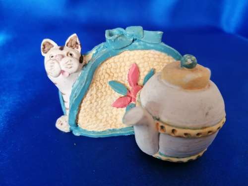 Peter Fagan Colourbox Teddy Cat T-Pot Scotland #
