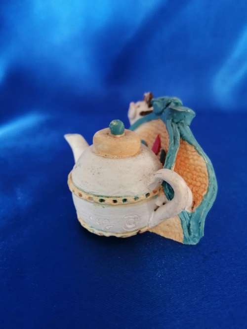 Peter Fagan Colourbox Teddy Cat T-Pot Scotland #