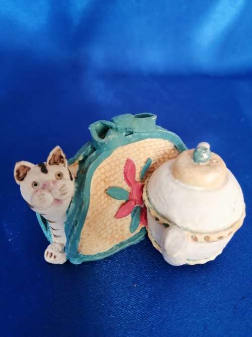 Peter Fagan Colourbox Teddy Cat T-Pot Scotland #