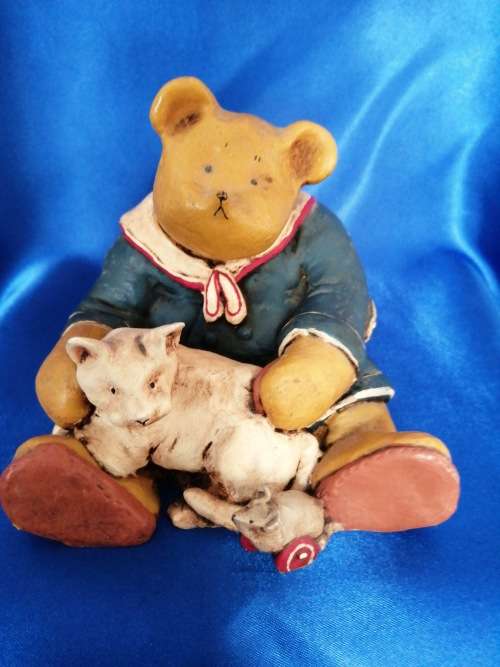 Peter Fagan Colourbox Large Teddy Big Bear and Cat Scotland #