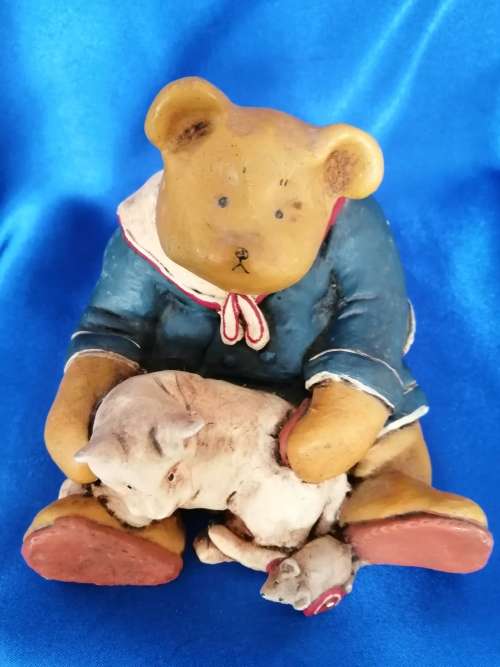 Peter Fagan Colourbox Large Teddy Big Bear and Cat Scotland #