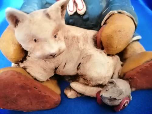 Peter Fagan Colourbox Large Teddy Big Bear and Cat Scotland #