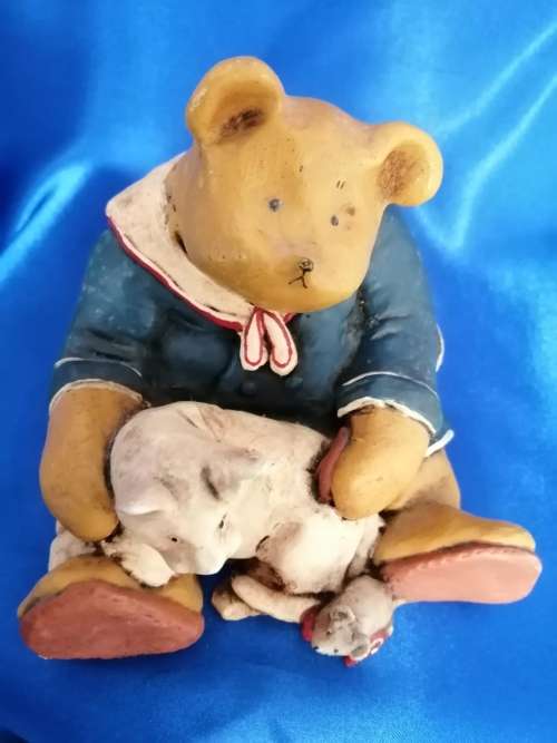 Peter Fagan Colourbox Large Teddy Big Bear and Cat Scotland #