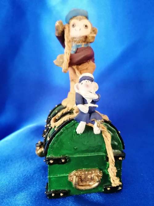 Peter Fagan Colourbox Teddy Monkey Old Sea Sail Scotland #