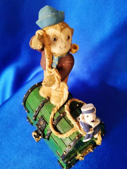Peter Fagan Colourbox Teddy Monkey Old Sea Sail Scotland #