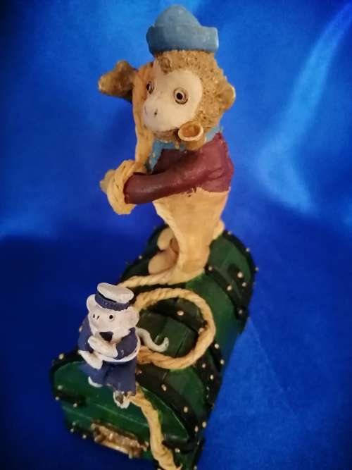 Peter Fagan Colourbox Teddy Monkey Old Sea Sail Scotland #