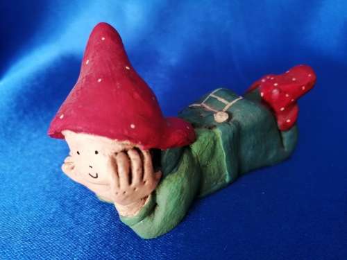 Peter Fagan Colourbox Teddy Little People on Tummy Scotland #