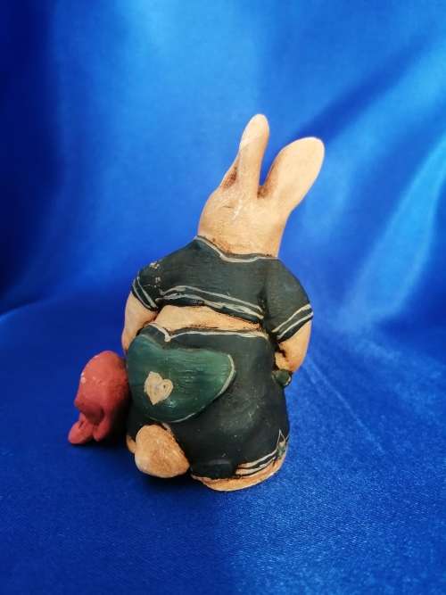Peter Fagan Colourbox Teddy Rabbit with Doll Scotland #