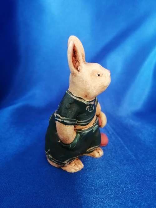 Peter Fagan Colourbox Teddy Rabbit with Doll Scotland #