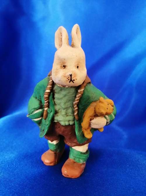 Peter Fagan Colourbox Teddy Rabbit with Bear Scotland #
