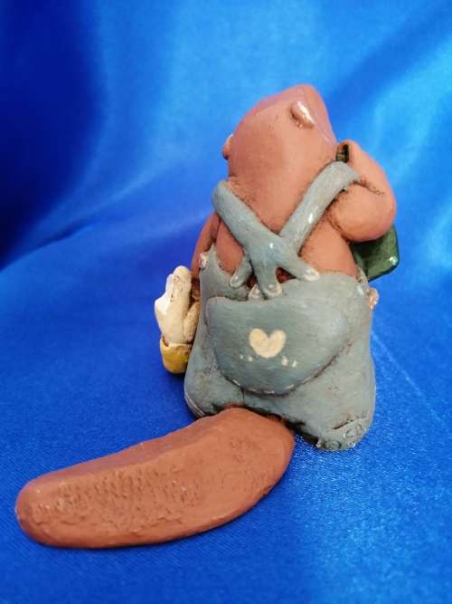 Peter Fagan Colourbox Teddy Beaver with Rabbit Scotland ###
