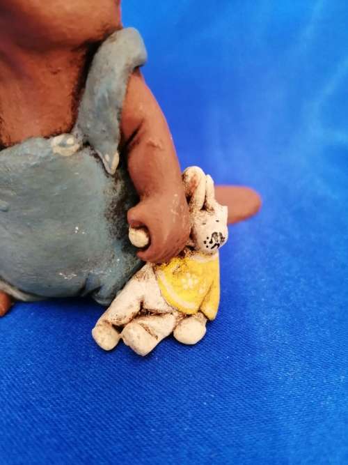 Peter Fagan Colourbox Teddy Beaver with Rabbit Scotland ###