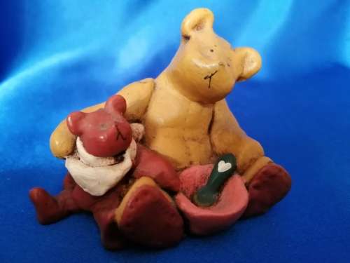 Peter Fagan Colourbox Teddy Bear Feeding baby Bear Scotland #