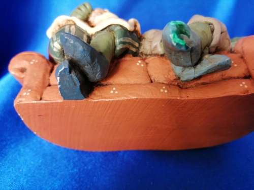Peter Fagan Colourbox Teddy Frogs on Couch Scotland #