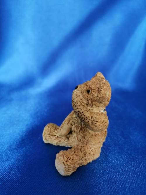 Peter Fagan Colourbox Sitting Bear with Bow Bobbie Scotland #
