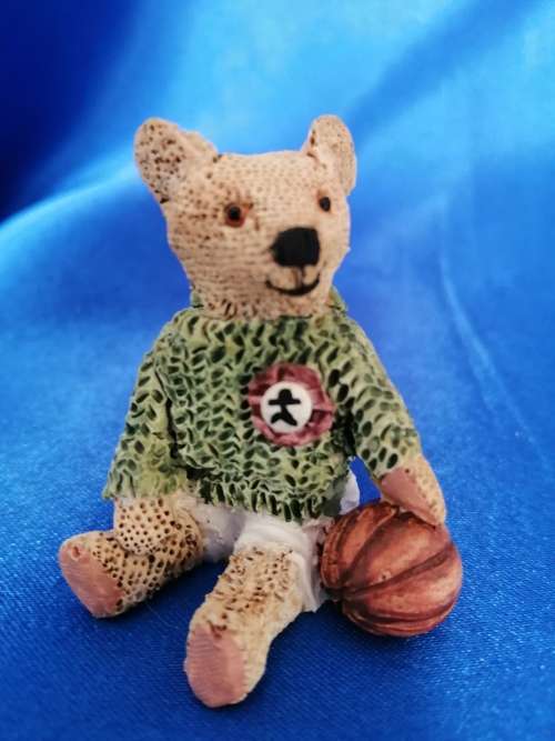 Peter Fagan Colourbox Teddy Chris Football  Bear Scotland