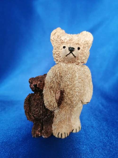 Peter Fagan Colourbox Michael and Smokey Teddy Bear Scotland45