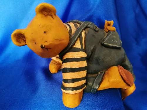 Peter Fagan Colourbox Teddy Bear Climbing Scotland#