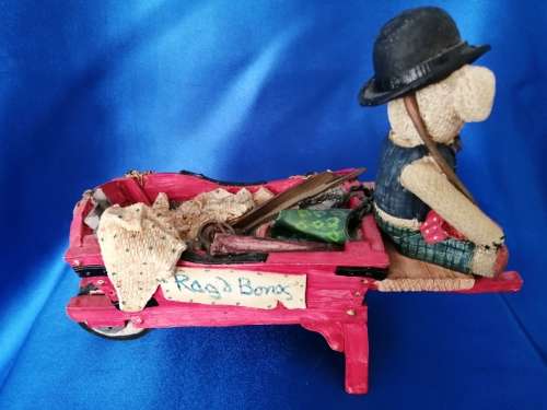 Peter Fagan Colourbox Teddy Large Bea Bear Wheelbarrow Scotland #