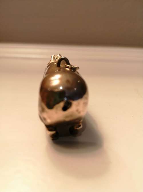 Small Victorian VESTA Match Safe chatelaine Pocket Watch Key chain Fob #