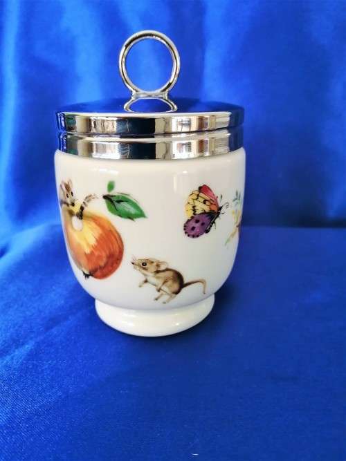 Royal Worcester Egg Coddler Skippety Tale w/ Hedgehog Porcelain England #