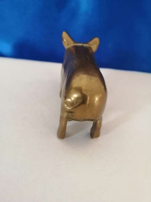 Vintage 1950`s brass pig  #