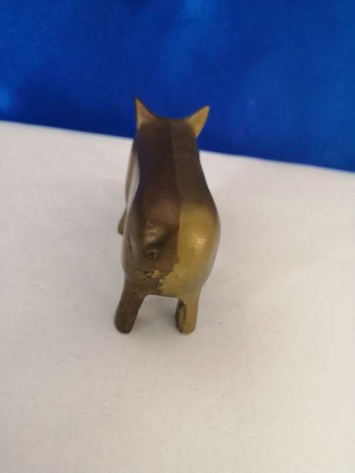 Vintage 1950`s brass pig  #