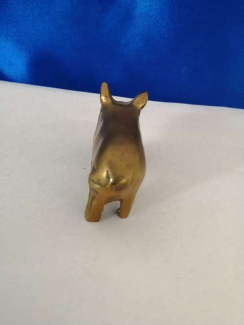 Vintage 1950`s brass pig  #