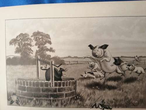 `WHAT BECAME OF THEM AND THE CONCEITED LITTLE PIG c.1888 - Boare, G. Illus. by Lockyer`