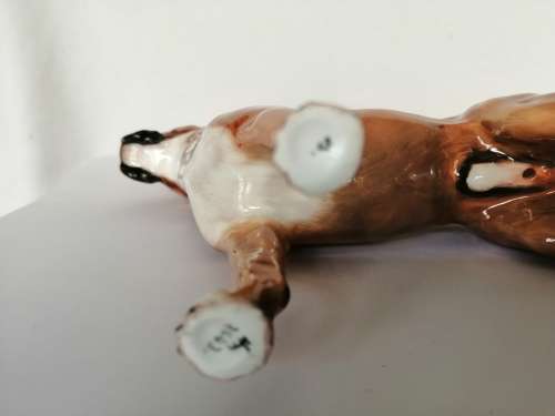 Royal Doulton dog figure Boxer Ch. ` Warlord of Mazelaine ` HN2643