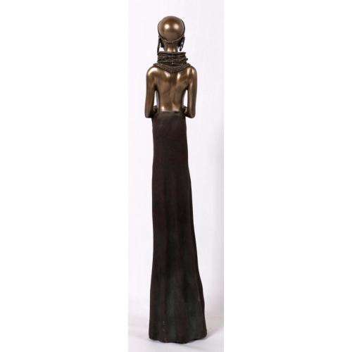 Large Soul Journeys Maasai Figure - Sisters Offering Tambika Limited Edition 576 of 9000