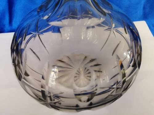 VICTORIAN CUT-GLASS DECANTER AND STOPPER
