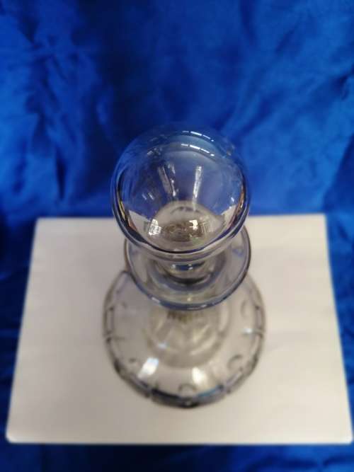 VICTORIAN CUT-GLASS DECANTER AND STOPPER