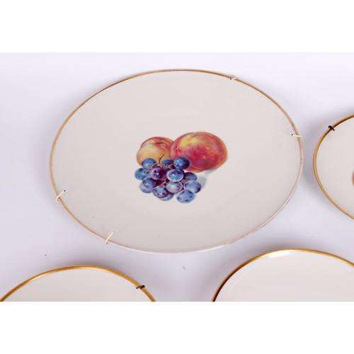 SET OF ROSENTHAL THOMAS FRUIT PLATES